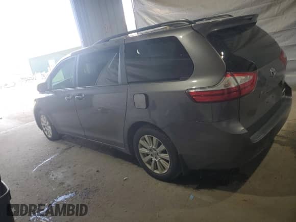 2017 Toyota Sienna LE с VIN 5TDJZ3DC6HS153961, выставлен на аукционе Copart как лот 71467485 с пробегом 135 043 миль миль и Списание • Salvage title. История ставок и продаж доступна на DreamBid. Изображение 2.