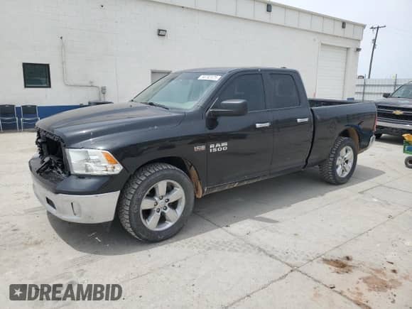 2016 Ram 1500 SLT z VIN 1C6RR6GT8GS382235, wystawiony jako Copart lot #58782475 z przebiegiem 162 154 mil mil oraz Szkoda całkowita • Salvage title. Historia ofert i sprzedaży dostępna na DreamBid. Obrazek 1.