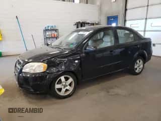 2007 Chevrolet Aveo LT z VIN KL1TG566X7B054185, wystawiony jako Copart lot #74776014 z przebiegiem 152 148 mil mil oraz Szkoda całkowita • Salvage title. Historia ofert i sprzedaży dostępna na DreamBid. Obrazek 1.