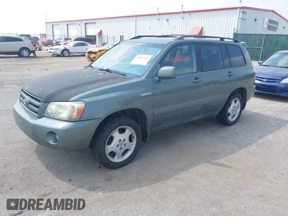 2005 Toyota Highlander with VIN JTEEP21A550130265, listed as a IAAI auction lot 42863369 with 286,480 mi miles and . Bid and sale history available at DreamBid. Image 2.