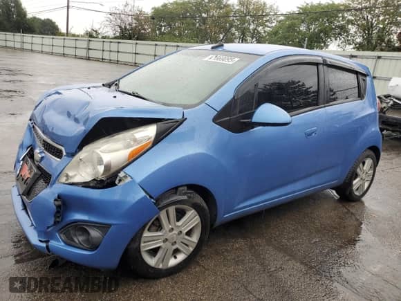 2014 Chevrolet Spark LS with VIN KL8CB6S98EC430301, listed as a Copart auction lot 81669095 with 124,339 mi miles and Salvage title. Bid and sale history available at DreamBid. Image 1.