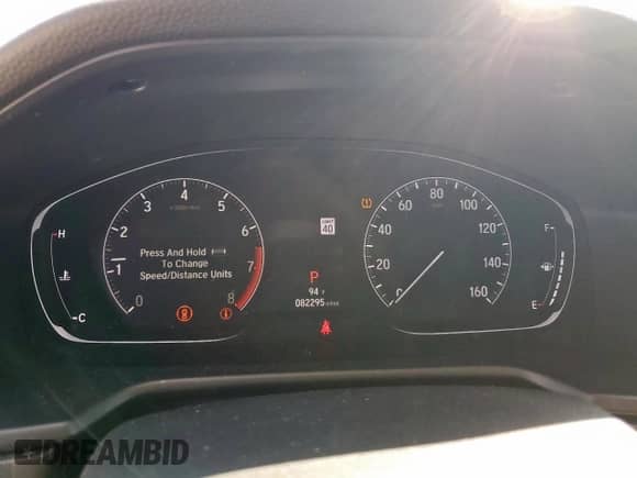 2019 Honda Accord EX-L with VIN 1HGCV1F58KA165851, listed as a Copart auction lot 84399545 with 82,295 mi miles and Salvage title. Bid and sale history available at DreamBid. Image 9.