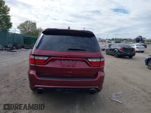 2021 Dodge Durango SRT 392 with VIN 1C4SDJGJ3MC573920, listed as a IAAI auction lot 43461904 with 21,713 mi miles and . Bid and sale history available at DreamBid. Image 16.