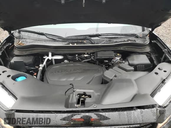 2024 Honda Passport Black Edition with VIN 5FNYF8H84RB007624, listed as a Copart auction lot 44922055 with 4,284 mi miles and Salvage title. Bid and sale history available at DreamBid. Image 12.