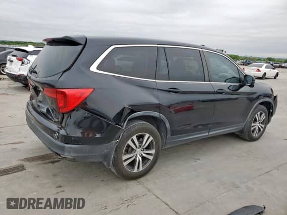 2017 Honda Pilot EX-L with VIN 5FNYF5H84HB005790, listed as a Copart auction lot 51681175 with 91,937 mi miles and Salvage title. Bid and sale history available at DreamBid. Image 3.