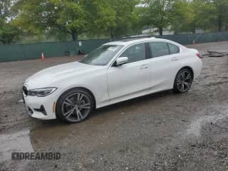 2022 BMW 3 Series 330i xDrive с VIN 3MW5R7J01N8C43605, выставлен на аукционе Copart как лот 83750295 с пробегом 19 757 миль миль и Списание • Salvage title. История ставок и продаж доступна на DreamBid. Изображение 1.