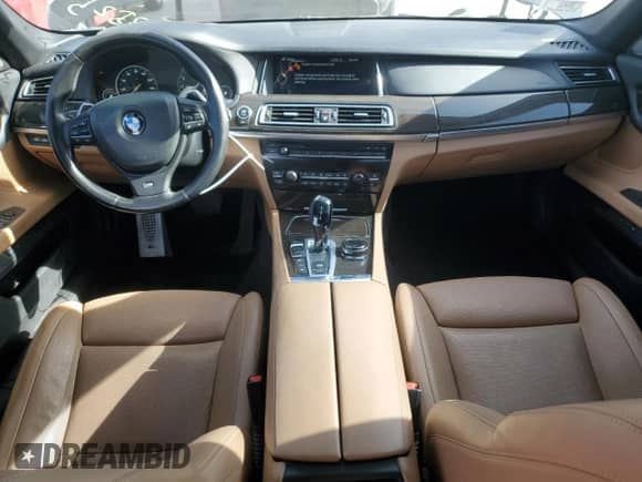 2015 BMW 7 Series 750i xDrive with VIN WBAYB6C55FD225259, listed as a Copart auction lot 51104975 with 93,307 mi miles and Salvage title. Bid and sale history available at DreamBid. Image 8.