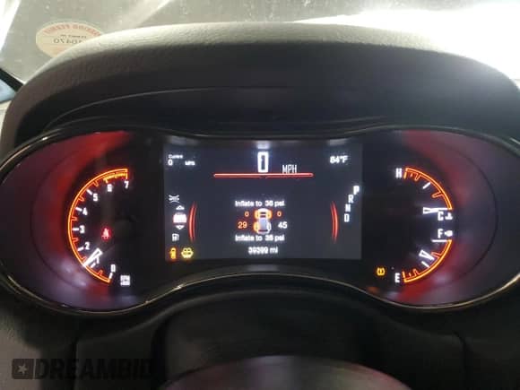 2020 Dodge Durango R/T with VIN 1C4SDJCT0LC248874, listed as a Copart auction lot 66335445 with 39,399 mi miles and Salvage title. Bid and sale history available at DreamBid. Image 9.