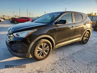 2016 Hyundai Santa Fe with VIN 5XYZTDLBXGG369018, listed as a Copart auction lot 82656645 with 89,325 mi miles and Salvage title. Bid and sale history available at DreamBid. Image 1.