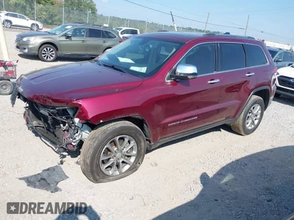2016 Jeep Grand Cherokee Limited с VIN 1C4RJFBG8GC360109, выставлен на аукционе IAAI как лот 43259712 с пробегом 119 537 миль миль и . История ставок и продаж доступна на DreamBid. Изображение 17.