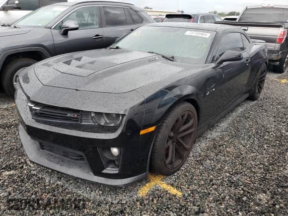 2014 Chevrolet Camaro ZL1 with VIN 2G1FL1EPXE9801408, listed as a Copart auction lot 73758984 with Not provided miles and Salvage title. Bid and sale history available at DreamBid. Image 1.