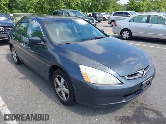 2005 Honda Accord EX with VIN 1HGCM56705A120970, listed as a IAAI auction lot 42766135 with 209,572 mi miles and . Bid and sale history available at DreamBid. Image 1.
