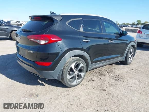 2016 Hyundai Tucson Sport with VIN KM8J33A2XGU037469, listed as a IAAI auction lot 43503189 with 192,764 mi miles and . Bid and sale history available at DreamBid. Image 4.
