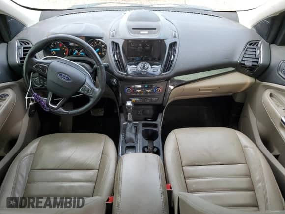 2017 Ford Escape Titanium with VIN 1FMCU9J91HUD60350, listed as a Copart auction lot 67822375 with 149,446 mi miles and Salvage title. Bid and sale history available at DreamBid. Image 8.