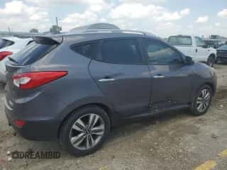 2014 Hyundai Tucson Limited z VIN KM8JU3AG2EU920066, wystawiony jako Copart lot #67629865 z przebiegiem 110 228 mil mil oraz Szkoda całkowita • Salvage title. Historia ofert i sprzedaży dostępna na DreamBid. Obrazek 3.