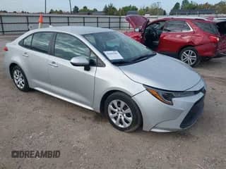 2024 Toyota Corolla LE with VIN 5YFB4MDE2RP154190, listed as a IAAI auction lot 43561541 with 39,274 mi miles and . Bid and sale history available at DreamBid. Image 1.