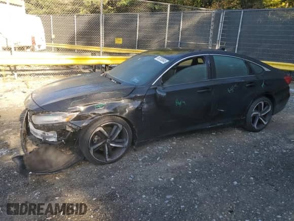 2020 Honda Accord Sport z VIN 1HGCV1F34LA124584, wystawiony jako Copart lot #85753045 z przebiegiem 93 415 mil mil oraz Szkoda całkowita • Salvage title. Historia ofert i sprzedaży dostępna na DreamBid. Obrazek 1.