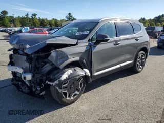 2021 Hyundai Santa Fe Limited with VIN 5NMS4DAL9MH360385, listed as a Copart auction lot 69620425 with 75,591 mi miles and Salvage title. Bid and sale history available at DreamBid. Image 1.
