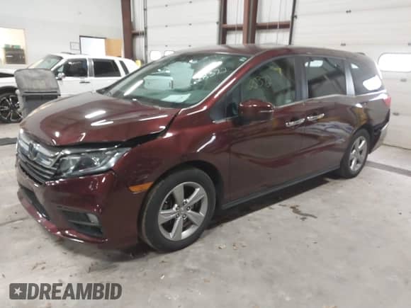 2020 Honda Odyssey EX with VIN 5FNRL6H50LB028372, listed as a IAAI auction lot 40763598 with 38,512 mi miles and . Bid and sale history available at DreamBid. Image 17.