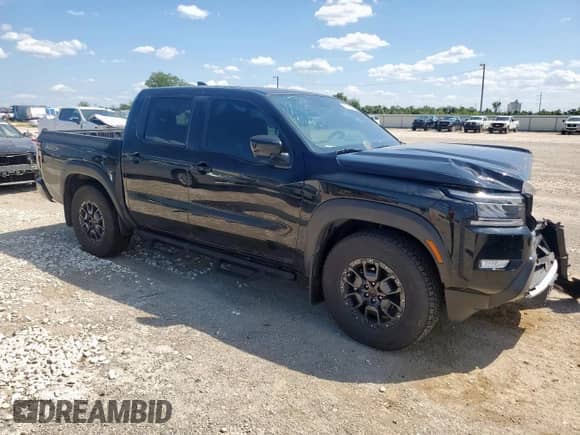 2024 Nissan Frontier SV with VIN 1N6ED1EJ9RN677188, listed as a Copart auction lot 70883805 with 13,683 mi miles and Salvage title. Bid and sale history available at DreamBid. Image 4.
