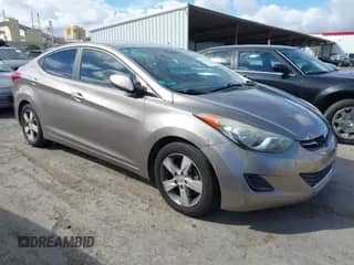 2013 Hyundai Elantra GLS with VIN 5NPDH4AE7DH246855, listed as a IAAI auction lot 43333128 with 146,985 mi miles and . Bid and sale history available at DreamBid. Image 1.