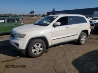 2012 Jeep Grand Cherokee Laredo with VIN 1C4RJFAG7CC155523, listed as a Copart auction lot 80745495 with 201,304 mi miles and Clean title. Bid and sale history available at DreamBid. Image 1.