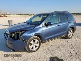 2014 Subaru Forester Premium z VIN JF2SJAEC2EH497268, wystawiony jako Copart lot #84435155 z przebiegiem 124 187 mil mil oraz Szkoda całkowita • Salvage title. Historia ofert i sprzedaży dostępna na DreamBid. Obrazek 1.