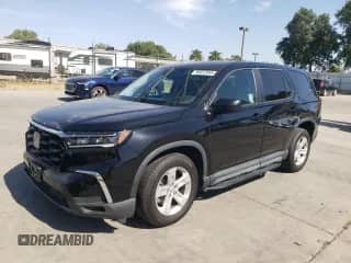 2023 Honda Pilot LX с VIN 5FNYG1H21PB026564, выставлен на аукционе Copart как лот 59032945 с пробегом 29 260 миль миль и Списание • Salvage title. История ставок и продаж доступна на DreamBid. Изображение 1.