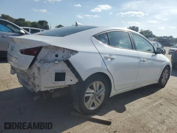 2019 Hyundai Elantra SEL с VIN 5NPD84LF2KH454371, выставлен на аукционе Copart как лот 84389485 с пробегом 55 463 миль миль и Списание • Salvage title. История ставок и продаж доступна на DreamBid. Изображение 3.