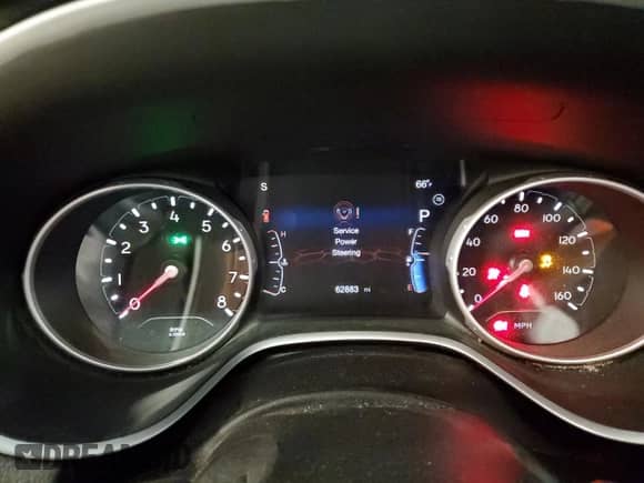 2020 Jeep Compass Limited with VIN 3C4NJDCB2LT137441, listed as a Copart auction lot 70953335 with 62,883 mi miles and Salvage title. Bid and sale history available at DreamBid. Image 9.