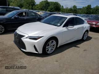 2021 Lexus IS 300 with VIN JTHC81F25M5043518, listed as a Copart auction lot 67741524 with 17,174 mi miles and Salvage title. Bid and sale history available at DreamBid. Image 1.