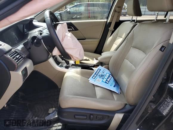 2017 Honda Accord EX-L with VIN JHMCR6F51HC017004, listed as a Copart auction lot 81518645 with 57,201 mi miles and Salvage title. Bid and sale history available at DreamBid. Image 7.