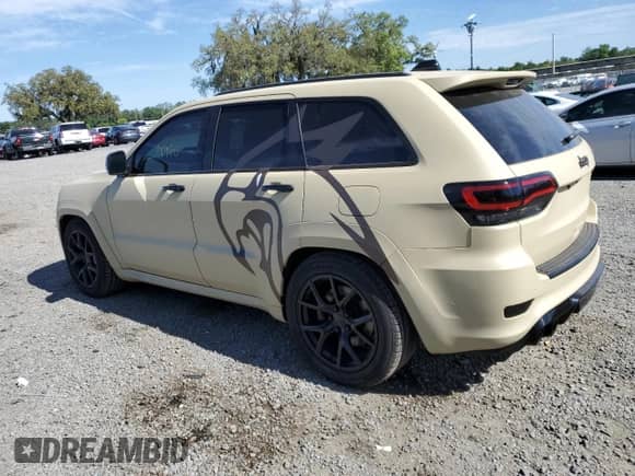 2019 Jeep Grand Cherokee Trackhawk z VIN 1C4RJFN90KC562724, wystawiony jako Copart lot #48701164 z przebiegiem 19 420 mil mil oraz Szkoda całkowita • Salvage title. Historia ofert i sprzedaży dostępna na DreamBid. Obrazek 2.