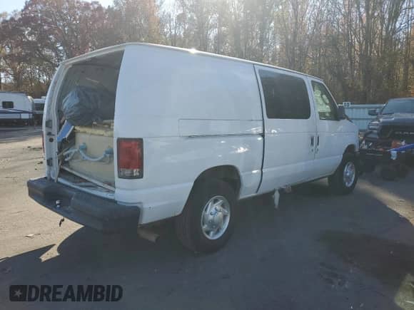 2014 Ford Econoline Cargo Commercial with VIN 1FTNE2EL2EDA32793, listed as a Copart auction lot 78799824 with Not provided miles and Salvage title. Bid and sale history available at DreamBid. Image 3.
