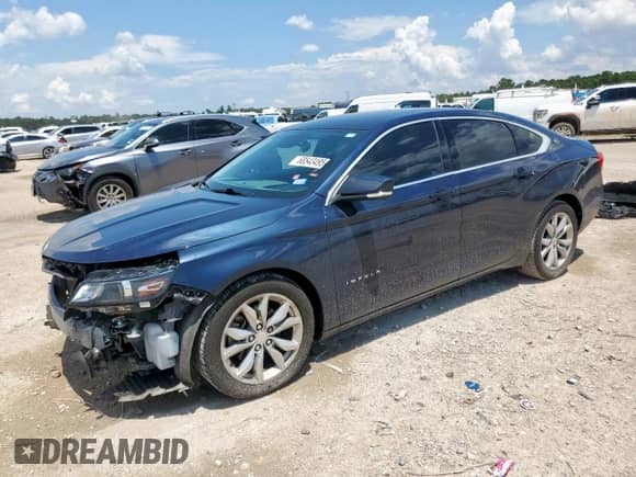 2016 Chevrolet Impala LT with VIN 2G1115S31G9205082, listed as a Copart auction lot 68543495 with 118,692 mi miles and Salvage title. Bid and sale history available at DreamBid. Image 1.