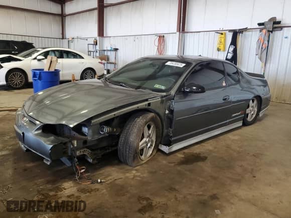 2004 Chevrolet Monte Carlo SS Supercharged with VIN 2G1WZ121949211522, listed as a Copart auction lot 70430925 with 173,467 mi miles and Salvage title. Bid and sale history available at DreamBid. Image 1.