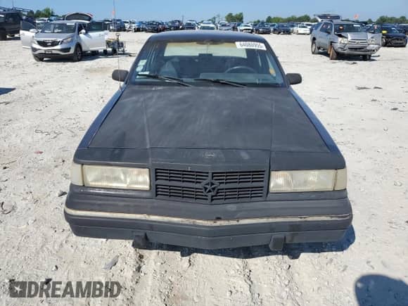 1989 Dodge Dynasty with VIN 1B3BC4632KD615753, listed as a Copart auction lot 64080955 with 54,020 mi miles and Salvage title. Bid and sale history available at DreamBid. Image 5.