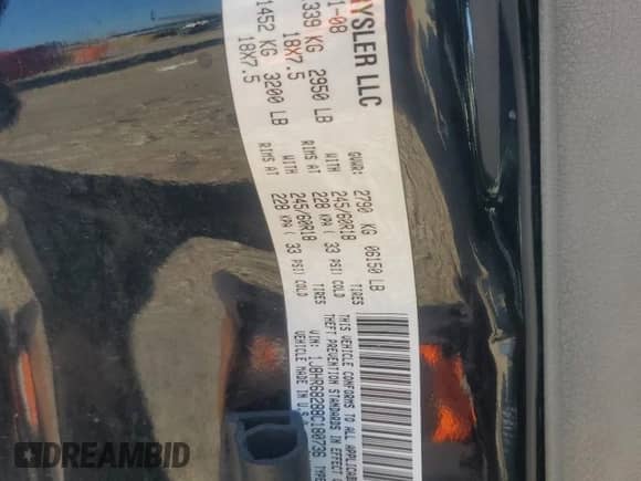 2008 Jeep Grand Cherokee Overland with VIN 1J8HR68288C180736, listed as a Copart auction lot 70408344 with Not provided miles and Clean title. Bid and sale history available at DreamBid. Image 13.