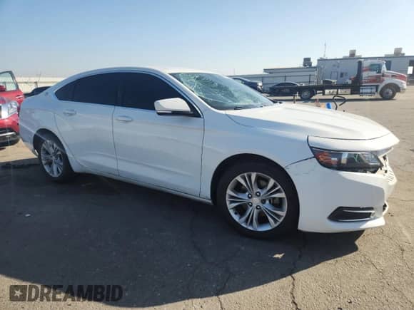 2014 Chevrolet Impala LT with VIN 2G1125S37E9191182, listed as a Copart auction lot 87458795 with 144,049 mi miles and Salvage title. Bid and sale history available at DreamBid. Image 4.