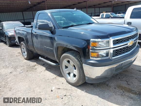 2014 Chevrolet Silverado 1500 Work Truck with VIN 1GCNCPEH4EZ418245, listed as a IAAI auction lot 42508238 with 157,403 mi miles and . Bid and sale history available at DreamBid. Image 1.