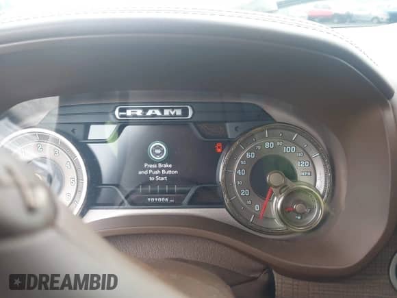 2019 Ram 1500 Longhorn с VIN 1C6SRFKT4KN670768, выставлен на аукционе IAAI как лот 41451885 с пробегом 101 006 миль миль и . История ставок и продаж доступна на DreamBid. Изображение 16.