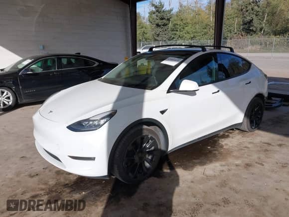2021 Tesla Model Y Long Range with VIN 5YJYGDEE6MF138868, listed as a IAAI auction lot 43401839 with 134,786 mi miles and . Bid and sale history available at DreamBid. Image 18.