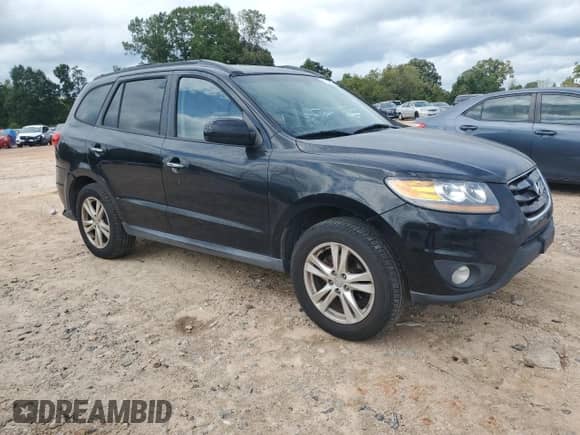 2011 Hyundai Santa Fe Limited with VIN 5XYZK4AG8BG033345, listed as a Copart auction lot 81746115 with 125,766 mi miles and Salvage title. Bid and sale history available at DreamBid. Image 4.