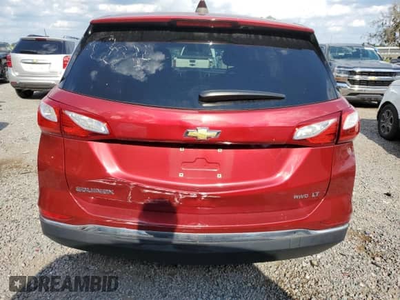 2018 Chevrolet Equinox LT with VIN 3GNAXSEV8JS633024, listed as a Copart auction lot 66559265 with Not provided miles and Clean title. Bid and sale history available at DreamBid. Image 6.