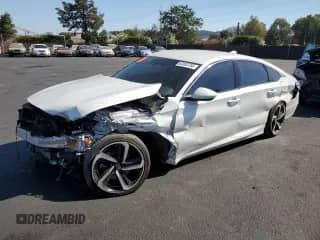 2020 Honda Accord Sport with VIN 1HGCV1F39LA157595, listed as a Copart auction lot 63383755 with Not provided miles and Salvage title. Bid and sale history available at DreamBid. Image 1.
