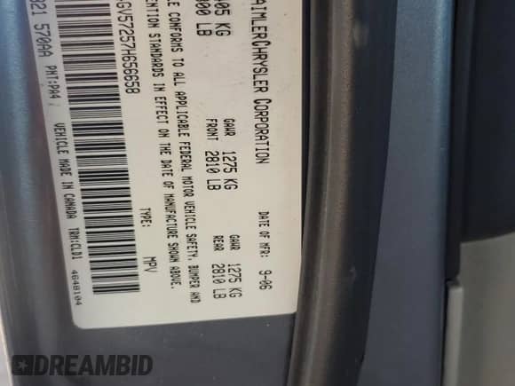 2007 Dodge Magnum R/T z VIN 2D4GV57257H656658, wystawiony jako Copart lot #49389545 z przebiegiem 221 395 mil mil oraz Szkoda całkowita • Salvage title. Historia ofert i sprzedaży dostępna na DreamBid. Obrazek 12.