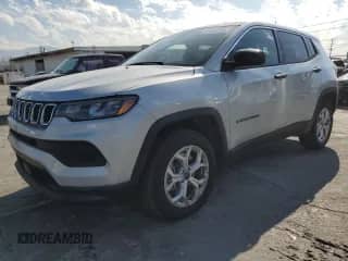 2025 Jeep Compass Sport with VIN 3C4NJDAN6ST541452, listed as a Copart auction lot 81156195 with 9,784 mi miles and Salvage title. Bid and sale history available at DreamBid. Image 1.