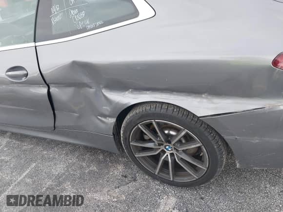 2025 BMW 4 Series 430i with VIN WBA43DA0XSCS97307, listed as a IAAI auction lot 43264679 with 25,865 mi miles and . Bid and sale history available at DreamBid. Image 17.