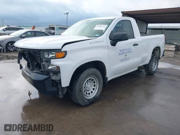2020 Chevrolet Silverado 1500 Work Truck with VIN 3GCNWAEF8LG308802, listed as a IAAI auction lot 41090222 with 144,193 mi miles and . Bid and sale history available at DreamBid. Image 2.