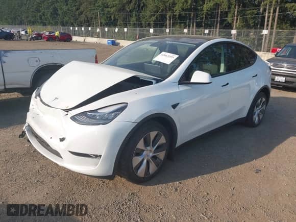 2022 Tesla Model Y Long Range с VIN 7SAYGDEEXNF361564, выставлен на аукционе IAAI как лот 43063595 с пробегом 50 051 миль миль и . История ставок и продаж доступна на DreamBid. Изображение 2.